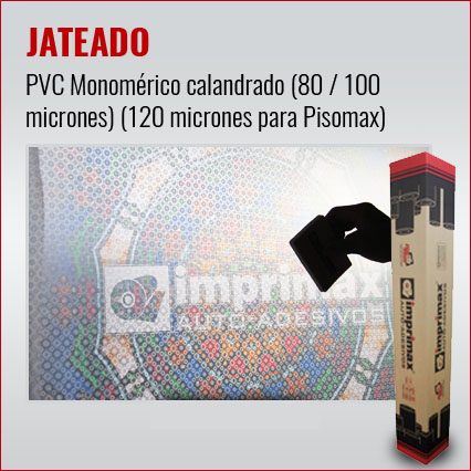 Monomérico calandrado de PVC (80/100 microns) (120 microns a Pisomax)