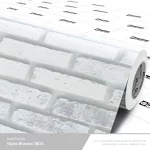 Gold Pedras Tijolo Branco w